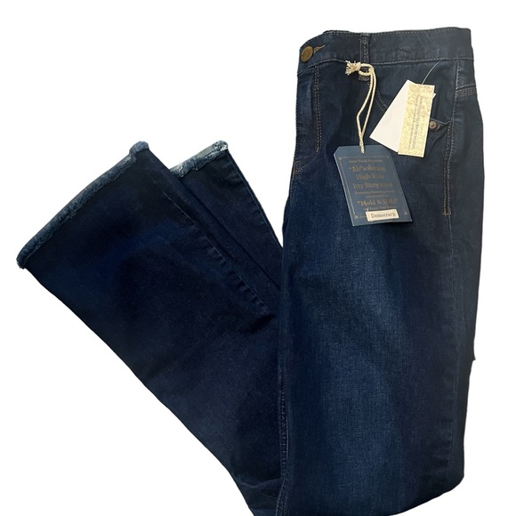 Democracy #245DINA  Luxe Touch Ab Solution High Rise Itty Bitty Boot Denim Jeans - Picture 7 of 8
